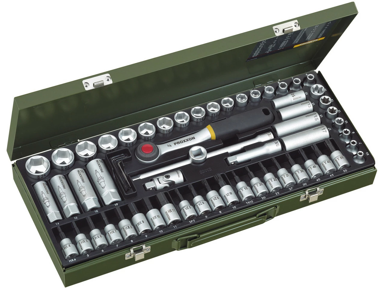 Proxxon Set Compacto 3/8" Super 65 Piezas 3 Proxxon Set Compacto 3/8" Super 65 Piezas