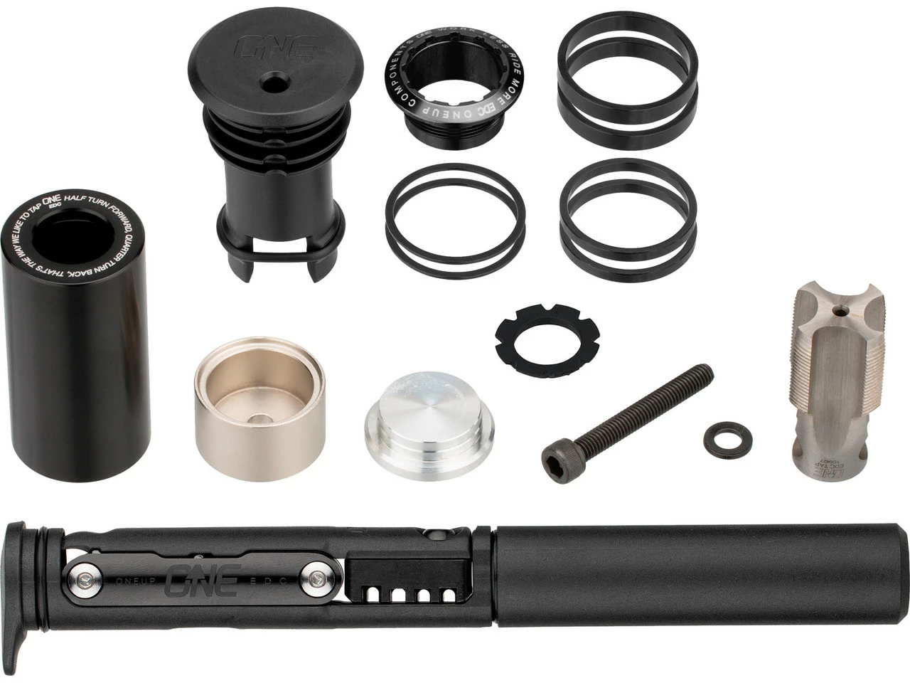 OneUp Components Set De Tubo De Horquilla EDC V2 Tool System + Kit De Montaje + Top Cap 3 OneUp Components Set De Tubo De Horquilla EDC V2 Tool System + Kit De Montaje + Top Cap