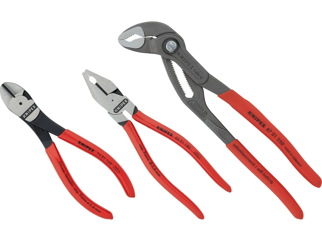 KNIPEX Set De Alicates Kraft 3 KNIPEX Set De Alicates Kraft
