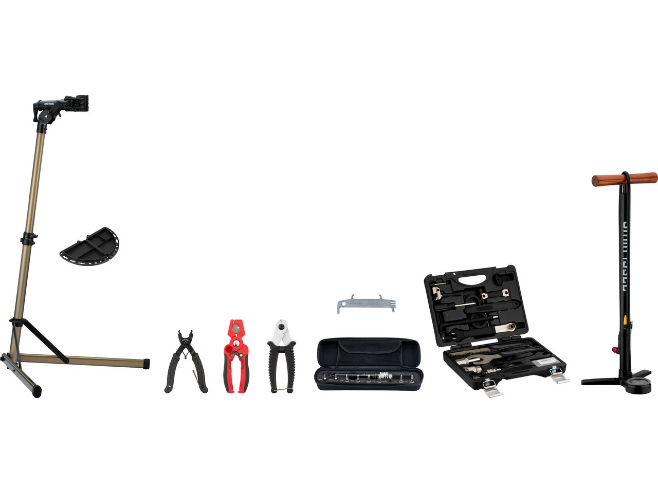 3min19sec Kit Básico De Taller De Bicicletas Komfort Con Soporte De Montaje 3 3min19sec Kit Básico De Taller De Bicicletas Komfort Con Soporte De Montaje