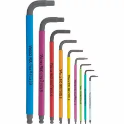 Wera Juego De Llaves Acodadas Hexagonales Hex-Plus SPKL -Soportes de montaje promoción 478388